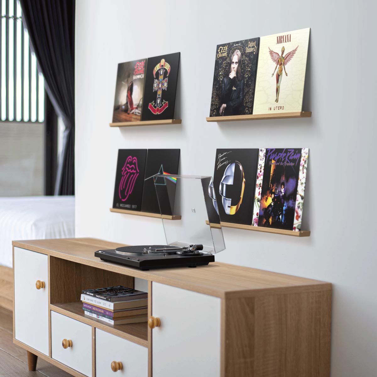 Apartment Essentials for Men: Vinyl Wall Decor Vinyl records make for , vinyl record